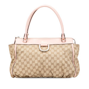 Pre-Loved Gucci GG Canvas Abbey D Ring Tote